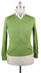 Svevo Parma Green Sweater - V- Neck - Size L (US) / 52 (EU) - (0671SA9X48)