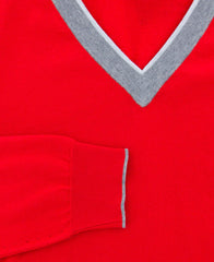 Svevo Parma Red Sweater - V-Neck - (4659SE12MP46V18C) - Parent