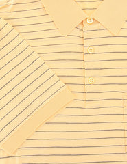 Svevo Parma Yellow Striped Cotton Polo - (RT) - Parent